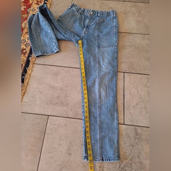 Mother Superior Private Zip Pocket Jeans Blue High Rise Sz 29 - Picture 12 of 13